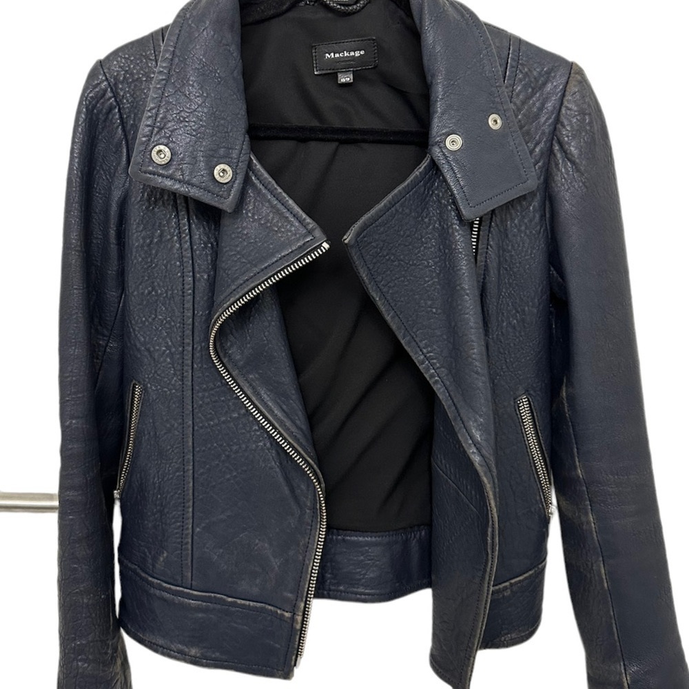 Mackage leather biker jacket